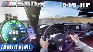 515HP BMW M550d QUAD TURBO on AUTOBAHN (NO SPEED LIMIT) by AutoTopNL