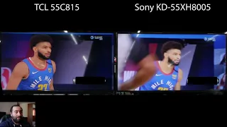 tcl 55C815 VS Sony 55XH8005