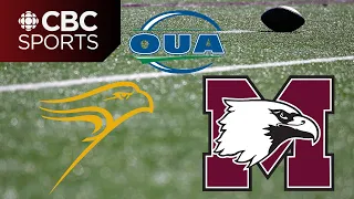 OUA Men's Football: Wilfrid Laurier Golden Hawks (Homecoming) vs McMaster Marauders | CBC Sports