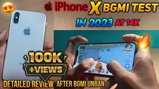 iPhone X in 2023🔥 at 14000Rs PUBG Test | iPhone X Full Review |iPhone X Heating Test & Battery Test