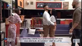 Tensiunile dintre Ella si Mariana au explodat! "Iti dau cu masa asta in cap si iti sparg *** alea"