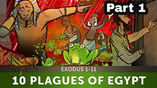 10 Plagues of Egypt - Part 1 | Bible Stories for Kids | Kids Bedtime Stories