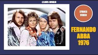 #abba - Fernando (lyrics) - 1976