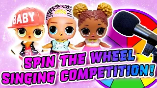 LOL Surprise Dolls Aladdin Spin the Wheel Singing Competition w/ MC Swag! | LOL Dolls Families