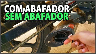 Diferença no SOM do escape COM e SEM o dbkiller - ABAFADOR DISARSZ