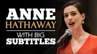 INSPIRED SPEECH | ANNE HATHAWAY | Defender of the theme of paid parental leave