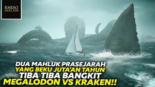 TERBEBASNYA MEGALODON DAN KRAKEN DARI BEKUAN ES JUTAAN TAHUN LALU - Alur Megashark vs Giant Octopus