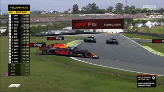 8# Memorable Lewis Hamilton Crash Alex Albon 2019 Brazil Grand Prix