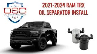 J&L Oil Separator Co. 2021-2024 RAM TRX Install 3071P