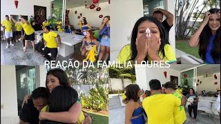 REAÇÃO DA FAMÍLIA LOURES COM A GRAVIDEZ !!