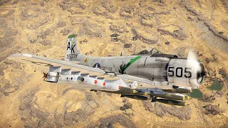 "The Strongest Skyraider" A1H Tank Simulator | War Thunder