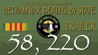 TRAILER-THE NAMES OF THOSE (Who died - Vietnam War)