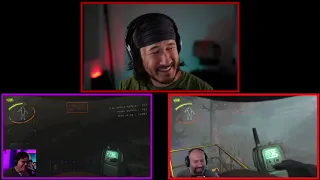 Markiplier, Bob and Wade play Lethal Company - from all angles synchronized #2