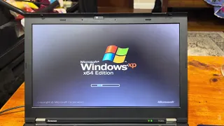 Thinkpad t430s Windows XP x64 Edition startup and shutdown