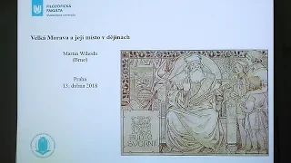 Martin Wihoda - Velká Morava a její místo v dějinách (Pátečníci 13.4.2018)