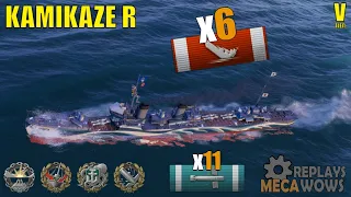 Kamikaze R 6 Kills & 104k Damage | World of Warships Gameplay