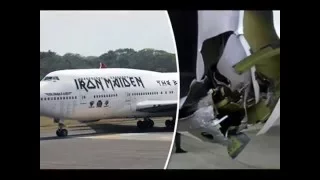 Two injured after Iron Maiden plane gets damaged in Chile