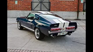 Production Car Review - Dark Blue Metallic Revology 1967 Shelby GT500