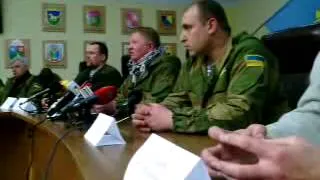 Самооборона Майдана I Запорожье I Пресс-конференция 26 февраля 2014 - стрим Тезис ТВ