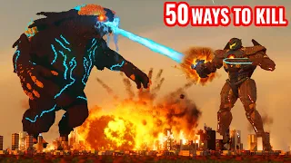 50 Ways To Kill LEATHERBACK KAIJU 😱 Teardown