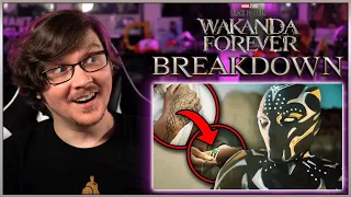 BLACK PANTHER WAKANDA FOREVER Breakdown REACTION! Easter Eggs & Details You Missed!