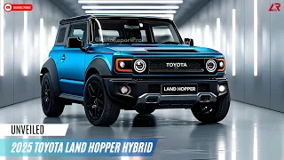 Finally! 2025 Toyota Land Hopper Hybrid Unveiled - Dominates off-road compact SUVs?