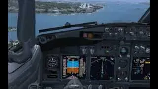 Emergency NGX! - One engine inoperative landing & evacuation