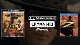 Le Masque de Zorro : Comparatif 4K Ultra HD vs Blu-ray