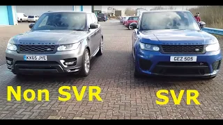 We compare a real SVR to our Supercharged 5L Range Rover Sport L494