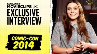 Elizabeth Olsen & Aaron Taylor-Johnson 'Avengers: Age of Ultron' Exclusive Interview: SDCC (2014) HD