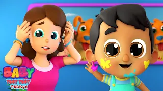 Evet evet şarkı | Okul öncesi eğitim | Baby Toot Toot Türkçe | Anaokulu | Bebekler için popüler şiir