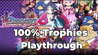 Disgaea 6 Complete (PS5) - 100% Trophies Playthrough in 3 Hours