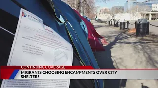 Some migrants in Denver prefer encampments to shelters