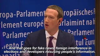 'I'm sorry', Facebook boss tells European lawmakers