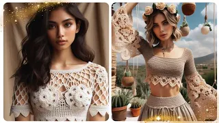 Crochet Cropped Class Coming Soon The Most Beautiful Ever Seen #crochet #cropped #beautiful