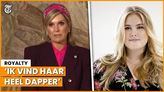 Máxima emotioneel: ‘Amalia kan niet naar buiten’