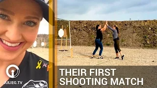 Women Shoot First Handgun Practical Shooting Competition | Love at First Shot & JulieG.TV