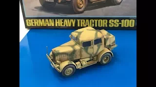 Building the New Tamiya 1/48 SS100 Heavy tractor complete step by step build