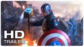 Captain America Lifts Thor's Hammer Mjolnir - Avengers 4 Endgame - Disney Family Movie HD