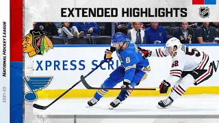 Chicago Blackhawks vs St. Louis Blues Oct 30, 2021 HIGHLIGHTS