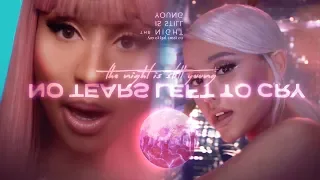 Ariana Grande & Nicki Minaj - No Tears Left In The Night 🔮 (Mashup) | MV + Lyrics Video