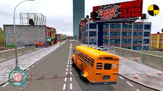 GTA 4 Crazy School Bus Crashes Ep.38