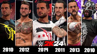 WWE 2K24: CM Punk Entrance Evolution  ∣ WWE 2K24 MODS