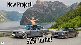 I Bought a BMW E34 525i Turbo! *NEW CAR Reveal!