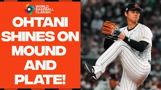 Shohei Ohtani SHINES on MOUND and at PLATE in 2023 World Baseball Classic debut!