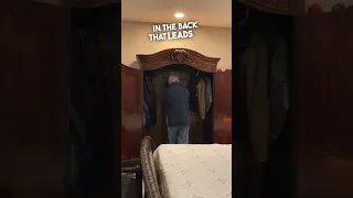 He has a secret room in his house 😱