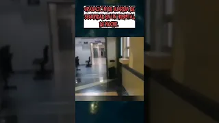 Grabación de un guardia de seguridad en un hospital de noche. 😨😨😨#miedo #viral #paranormal