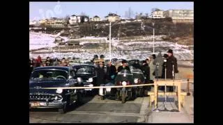 Opening of the Groat Bridge, Edmonton, 1955