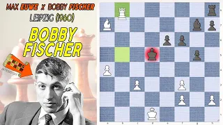 BOBBY FISCHER destroyed Max Euwe with a simple "pin" in the ending game