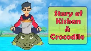 Our Life is a Gift | Story of Kishan and Crocodile | Moral Stories By Granny | Woka English